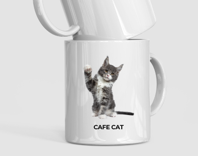 貓咪馬克杯(坐姿)