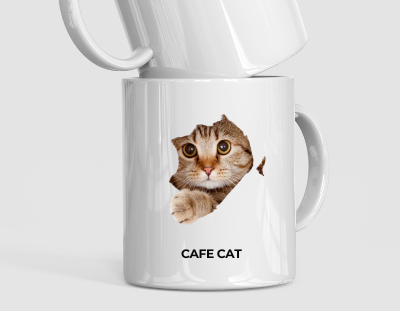 貓咪咖啡杯(破開)